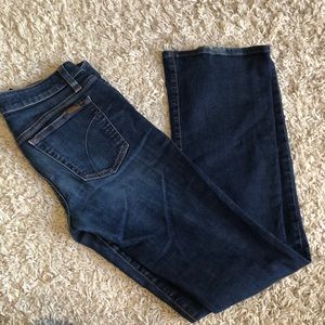 Joes jeans dark wash boot cut, 27